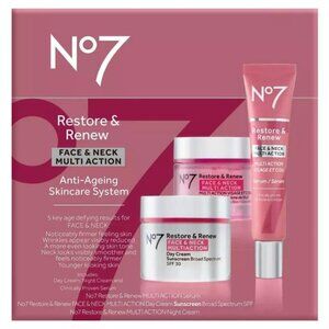 No 7 Restore & Renew Face & Neck Multi-Action Anti-Ageing Skincare System